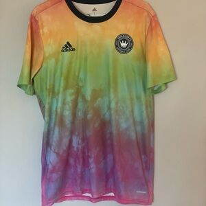 Authentic Adidas Tie-Dye Charlotte FC Soccer Jersey